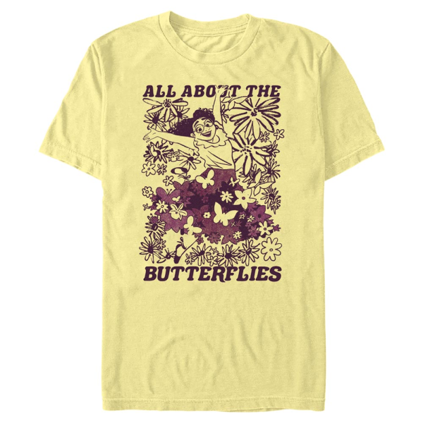 Disney - Encanto - Mirabel All About Butterflies - Men's T-Shirt - Yellow - Front