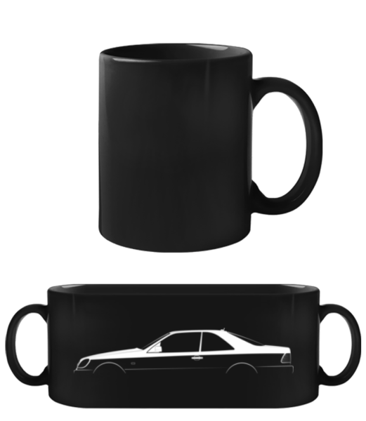 'Mercedes CL C140' Silhouette - Black Mug - Black - Front