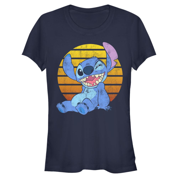 Disney Classics - Lilo & Stitch - Stitch Bright - Women's T-Shirt - Navy - Front