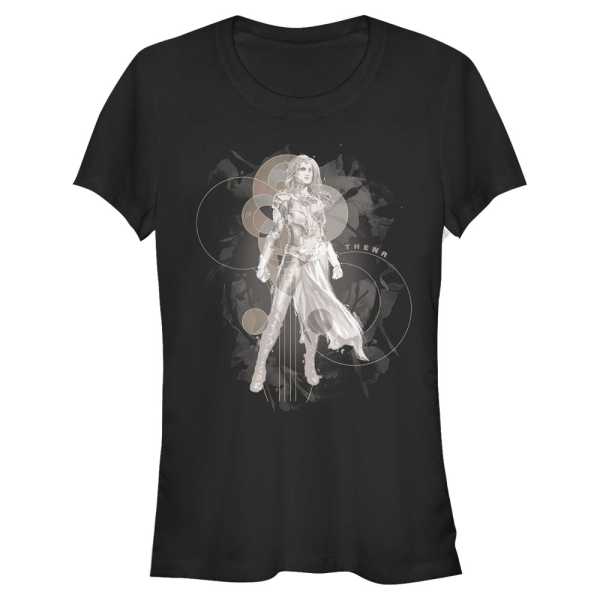 Marvel - Eternals - Thena Hero - Women's T-Shirt - Black - Front