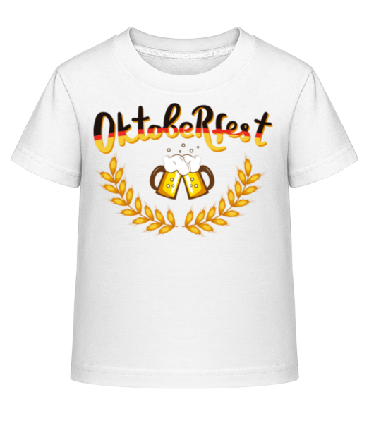 Deutschland Oktoberfest - Kid's Shirtinator T-Shirt - White - Front