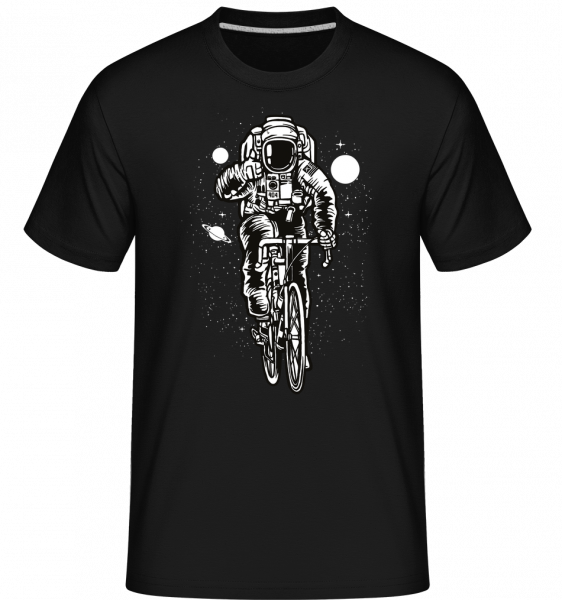 Astronaut Bicycle -  Shirtinator Men's T-Shirt - Black - Vorn