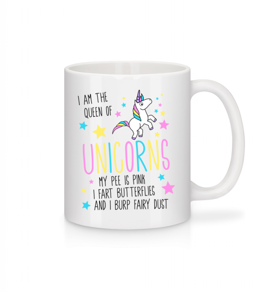 I'm The Queen Of Unicorns - Mug - White - Vorn