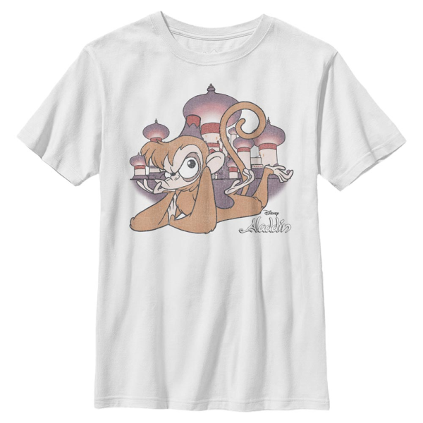 Disney - Aladdin - Abu - Kids T-Shirt - White - Front