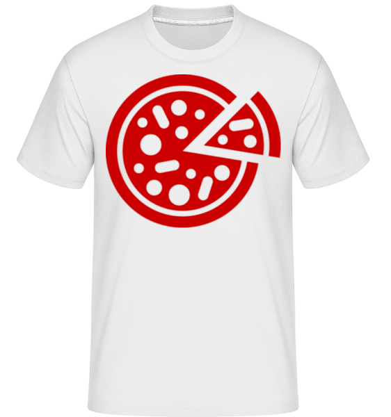 Pizza Comic -  Shirtinator Men's T-Shirt - White - Front