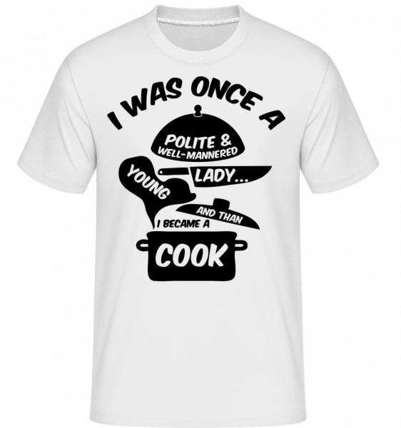I Was A Young Cook -  Shirtinator Men's T-Shirt - White - Vorn