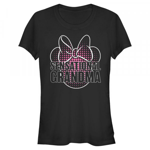 Disney Classics - Mickey Mouse - Minnie Mouse Sensational Grandma - Women's T-Shirt - Black - Front