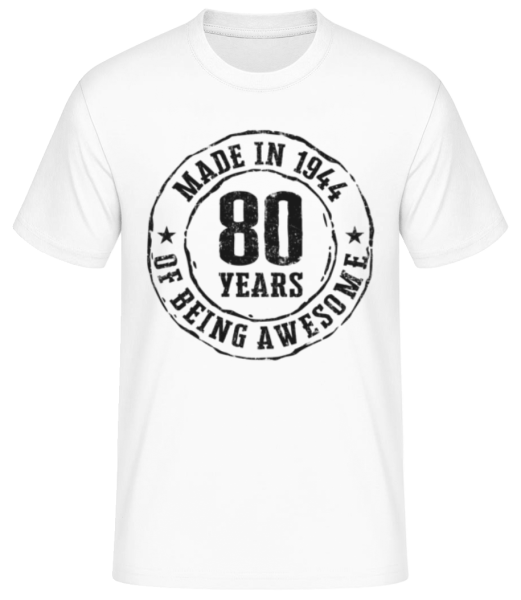 Made In 1944 - Men's Basic T-Shirt - White - Front