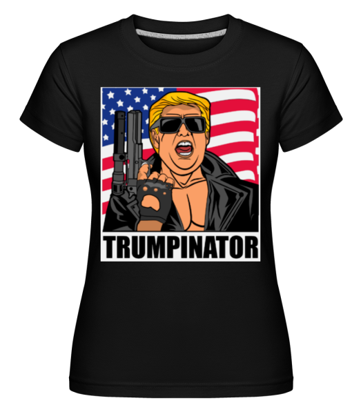 Trumpinator -  Shirtinator Women's T-Shirt - Black - Front