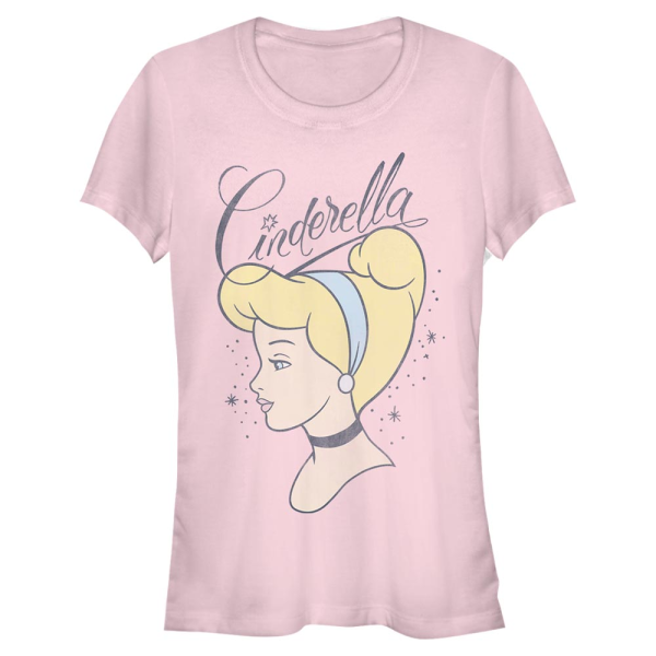 Disney - Cinderella - Popelka Simple Cinders - Women's T-Shirt - Pink - Front