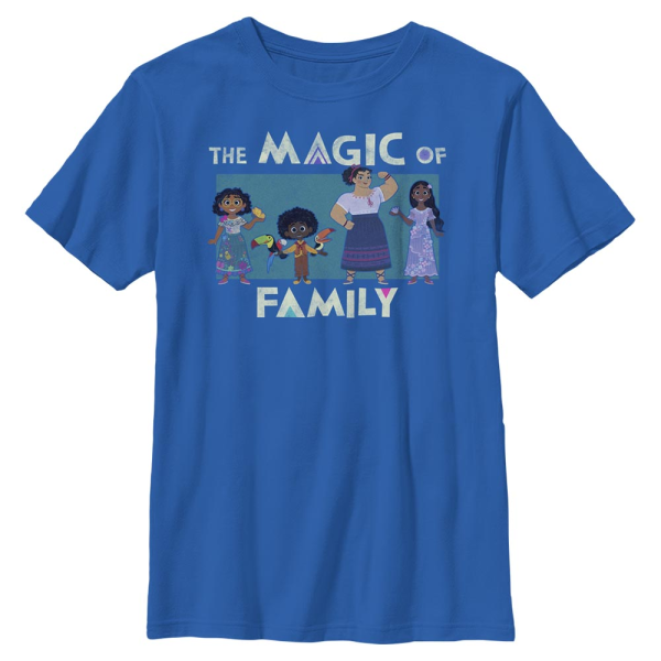 Disney - Encanto - Skupina Family - Kids T-Shirt - Royal blue - Front