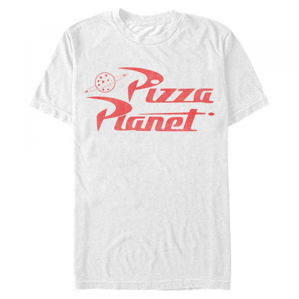 Pixar - Toy Story - Pizza Planet - Men's T-Shirt - White - Front