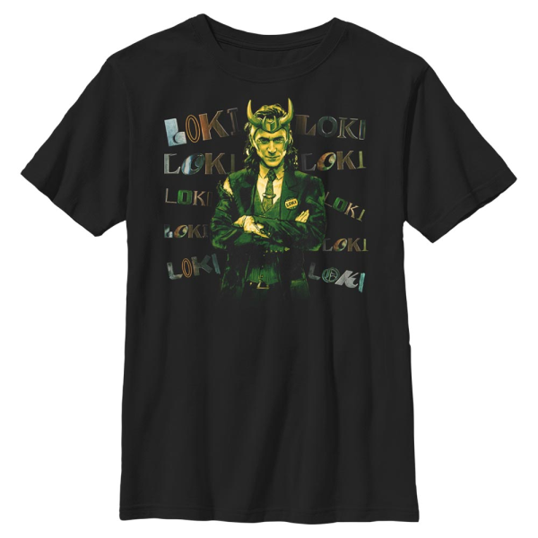 Marvel - Loki - Loki Chaotic - Kids T-Shirt - Black - Front
