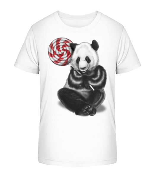 Candy Bear - Kid's Bio T-Shirt Stanley Stella - White - Front