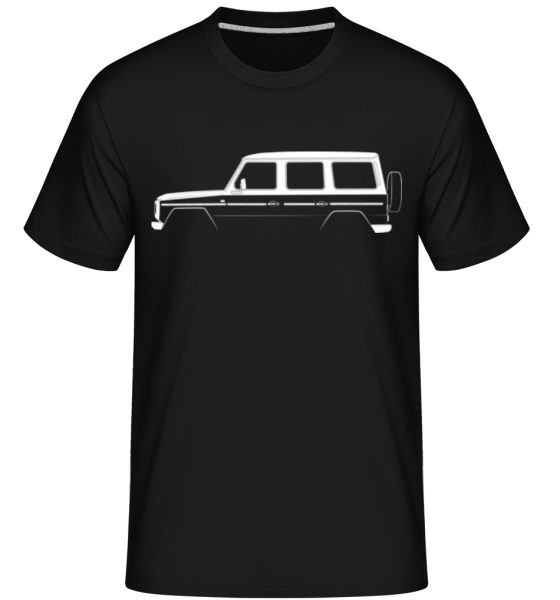 'Mercedes G W460' Silhouette -  Shirtinator Men's T-Shirt - Black - Front