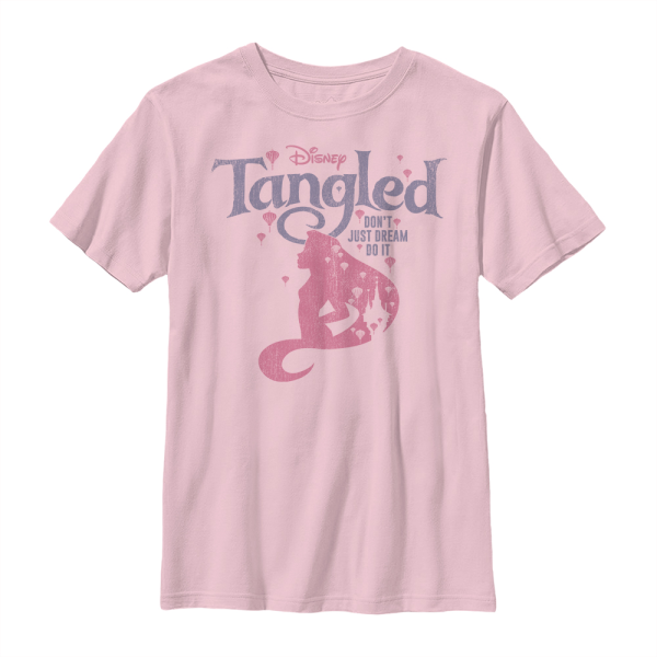 Disney - Tangled - Rapunzel DreamRap - Kids T-Shirt - Pink - Front