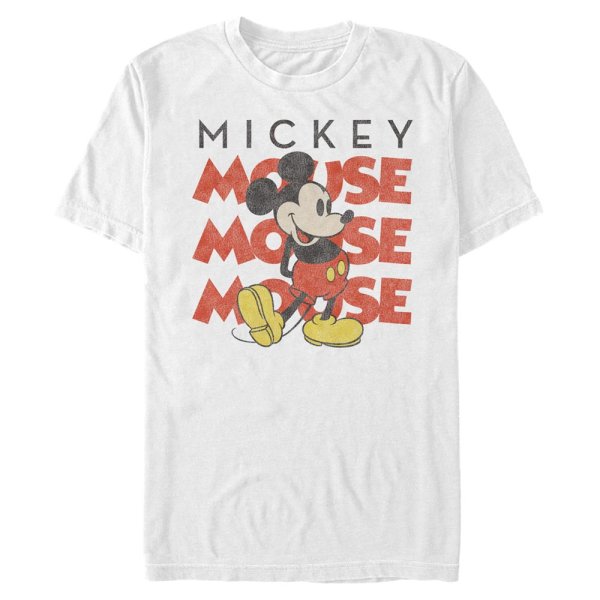 Disney - Mickey Mouse - Mickey Mouse Mickey Classic - Men's T-Shirt - White - Front