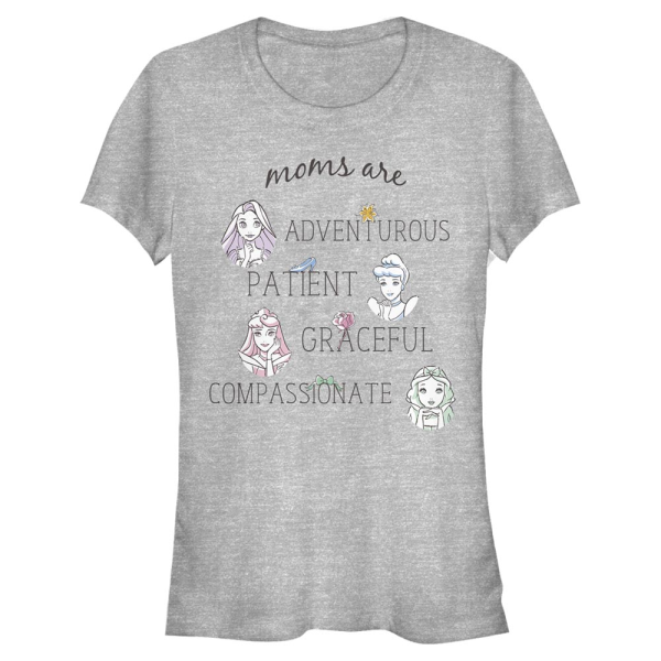 Disney Princesses - Skupina Moms Princess Jumble - Women's T-Shirt - Heather grey - Front