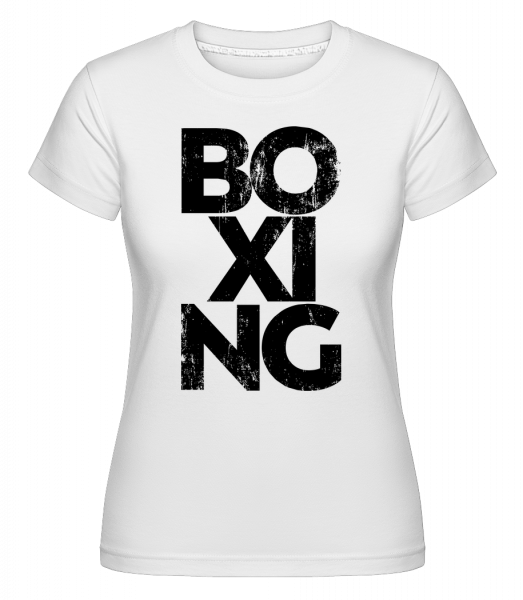 Boxing -  Shirtinator Women's T-Shirt - White - Vorn