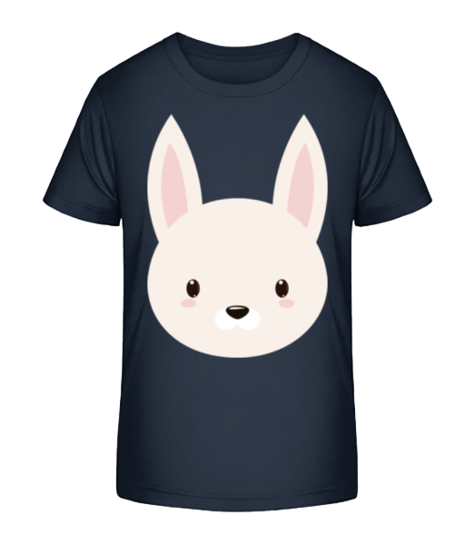 Bunny Comic - Kid's Bio T-Shirt Stanley Stella - Navy - Front