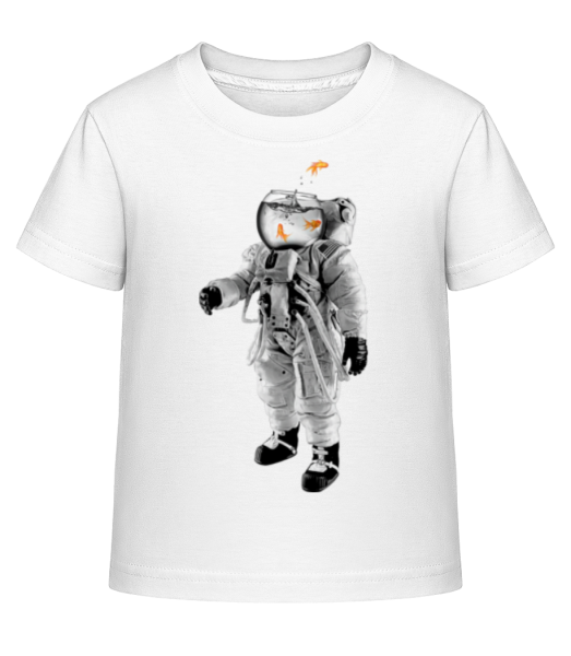 Goldfish Astronaut - Kid's Shirtinator T-Shirt - White - Front