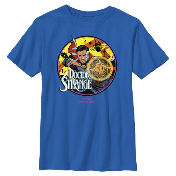 Marvel - Doctor Strange - Doctor Strange Hero Badge - Kids T-Shirt - Royal blue - Front