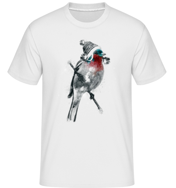 Christms Bird -  Shirtinator Men's T-Shirt - White - Front