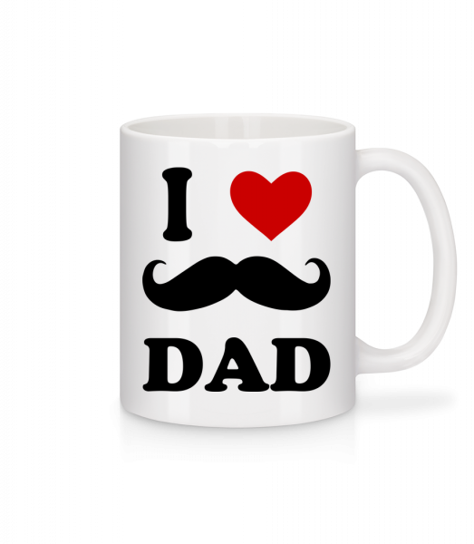 I Love Dad - Mug - White - Vorn