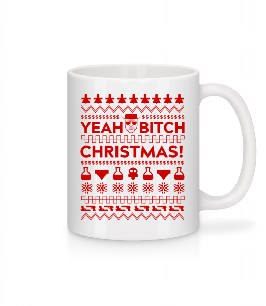 Yeah Bitch Christmas - Mug - White - Vorn