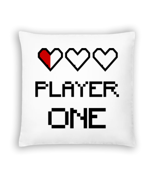 Player One - Cushion - White - Front