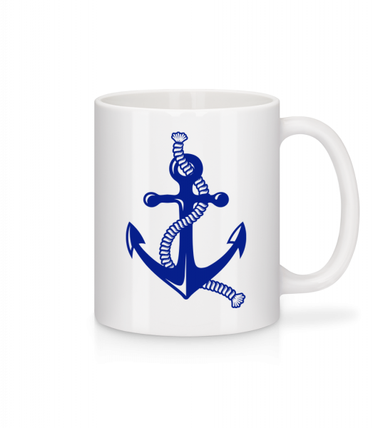 Anchor With Rope - Mug - White - Vorn