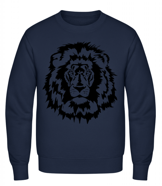 Lion - Classic Set-In Sweatshirt - Navy - Vorn