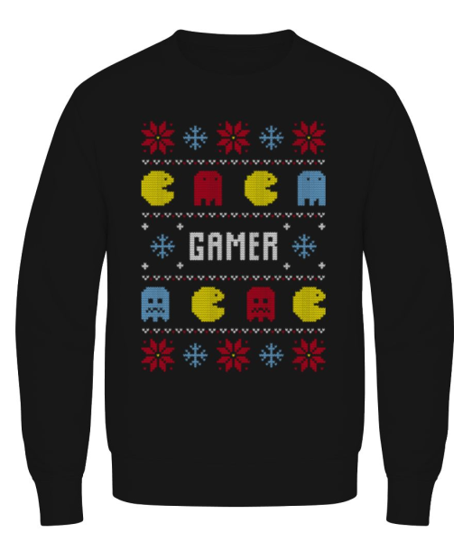 Gamer - Men's Sweatshirt - Black - Front