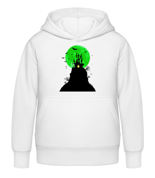 Ghost Castle - Kid's Hoodie - White - Front
