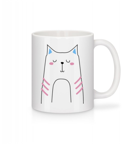 Cute Cat - Mug - White - Front