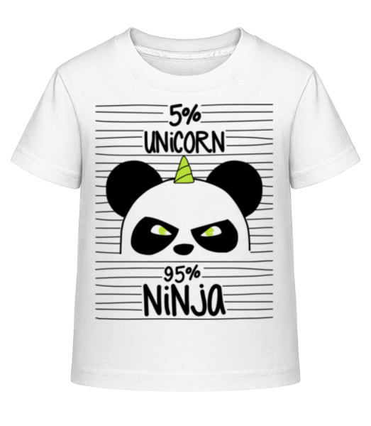 Unicorn Ninja - Kid's Shirtinator T-Shirt - White - Front