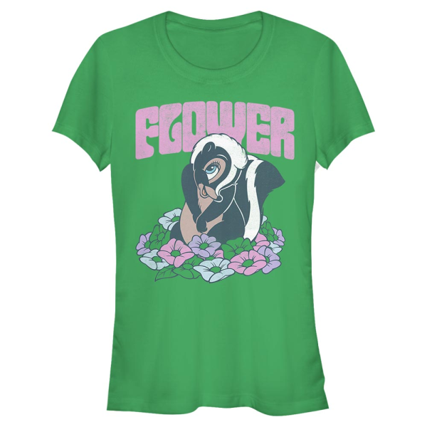 Disney Classics - Bambi - Flower Power - Women's T-Shirt - Kelly green - Front