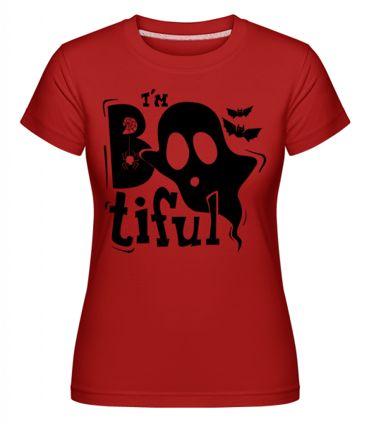 I'm Bootiful Halloween -  Shirtinator Women's T-Shirt - Red - Vorn