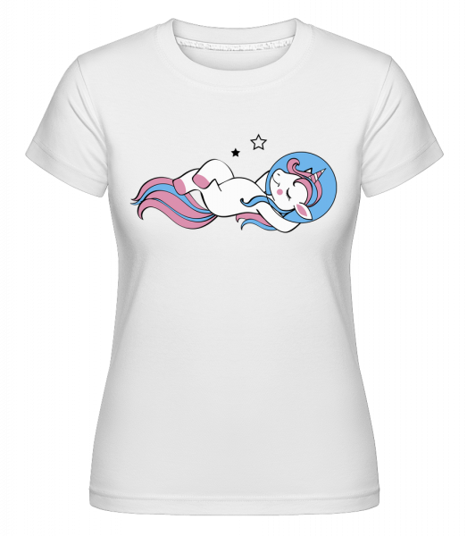 Astronaut Unicorn -  Shirtinator Women's T-Shirt - White - Vorn
