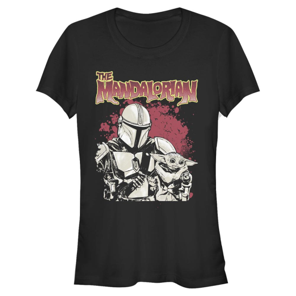 Star Wars - The Mandalorian - Skupina Nice Pair - Women's T-Shirt - Black - Front
