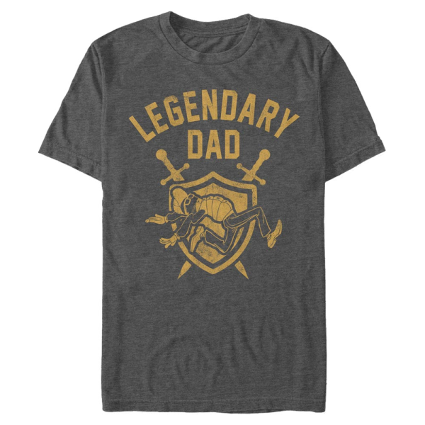 Pixar - Onward - Dad of Legend - Men's T-Shirt - Heather anthracite - Front