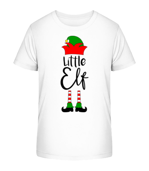 Little Elf - Kid's Bio T-Shirt Stanley Stella - White - Front