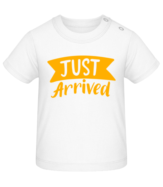 Just Arrived - Baby T-Shirt - White - Front