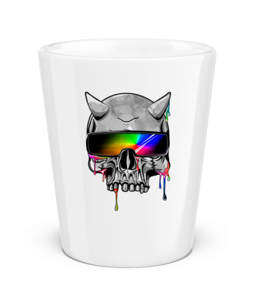 Hell Hipster - Shot Glass - White - Front