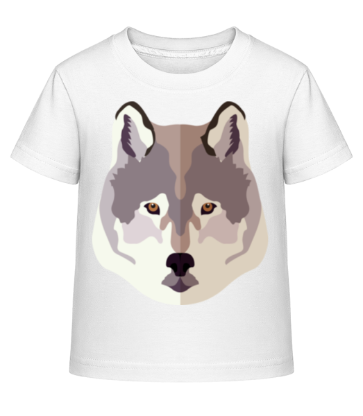 Wolf Comic Shadow - Kid's Shirtinator T-Shirt - White - Front