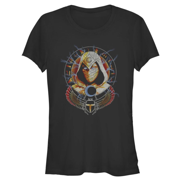 Marvel - Moon Knight - Moon Knight Scarab Moon - Women's T-Shirt - Black - Front