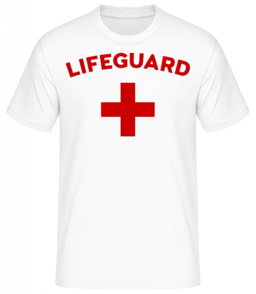 Lifeguard - Men's Basic T-Shirt - White - Front