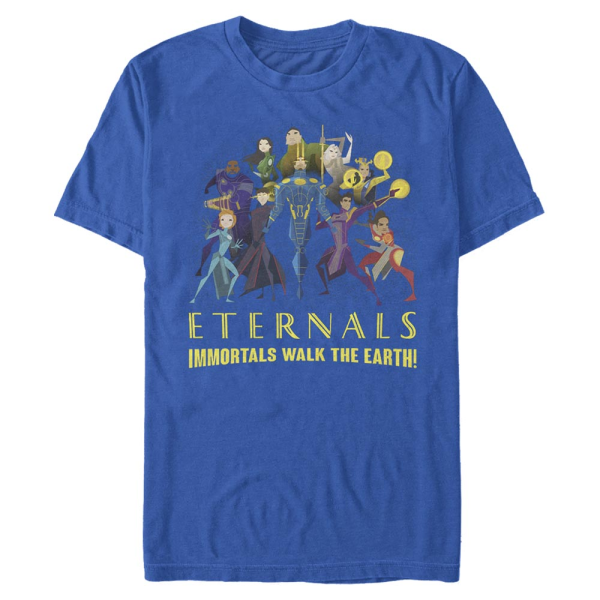 Marvel - Eternals - Group Shot - Men's T-Shirt - Royal blue - Front