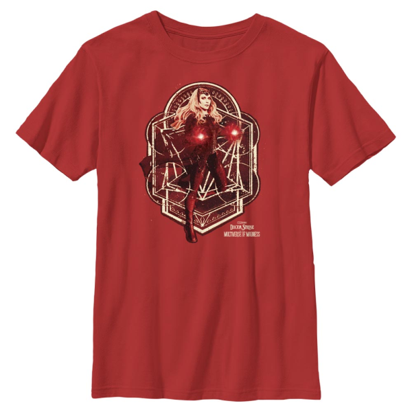 Marvel - Doctor Strange - Scarlet Witch Wanda Magic - Kids T-Shirt - Red - Front