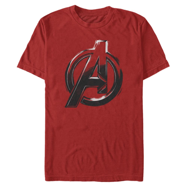 Marvel - Avengers - Avengers Logo Sketch - Men's T-Shirt - Red - Front